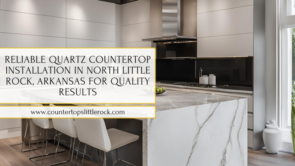 Quartz countertop installation